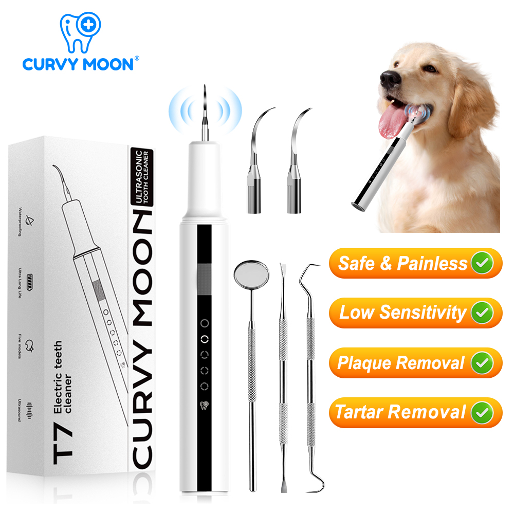 Teeth Whitening Mouthwash - CURVY MOON Pulitore Dentale a Ultrasuoni