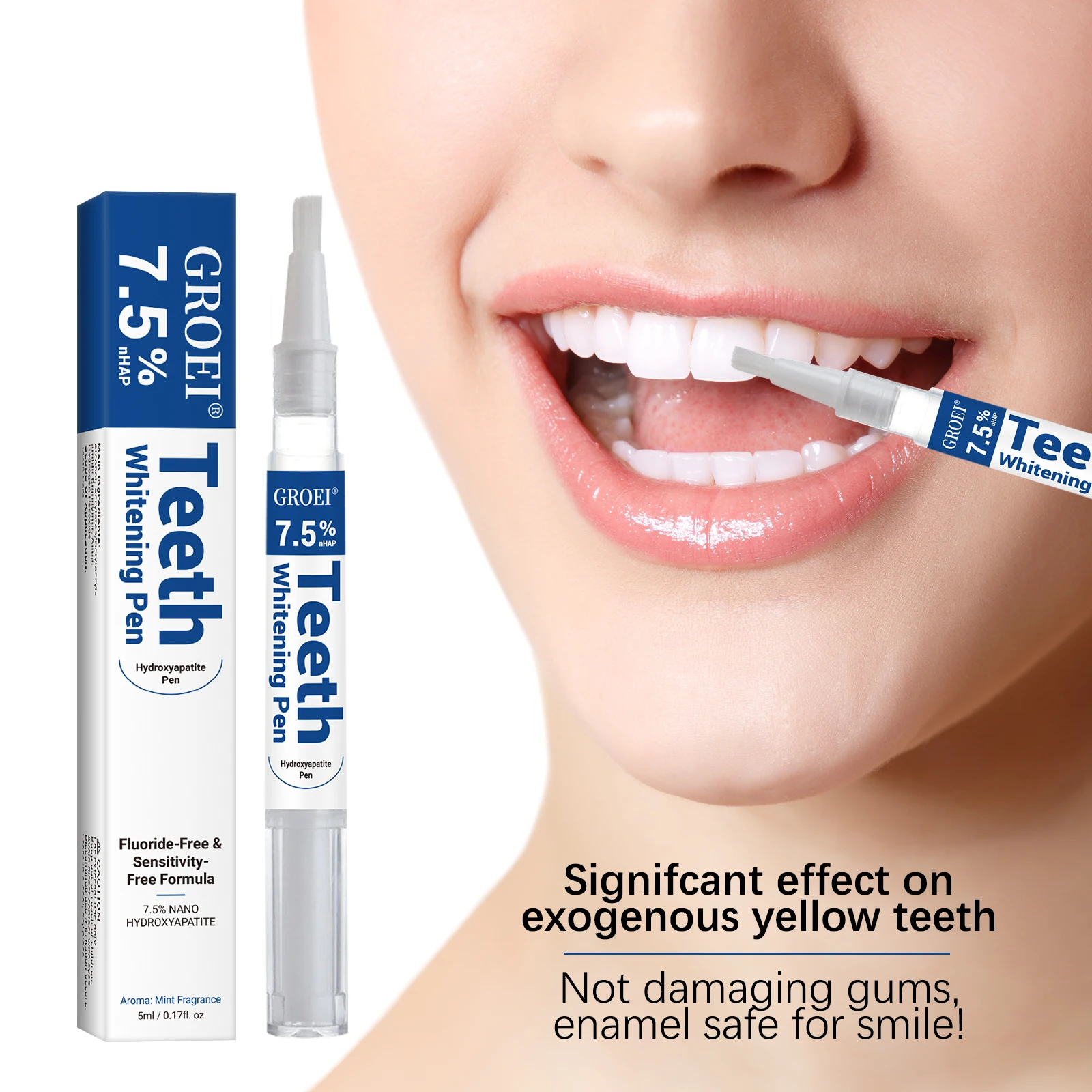 Teeth Whitening Near Me - Penna per sbiancamento dei denti idrosapatite