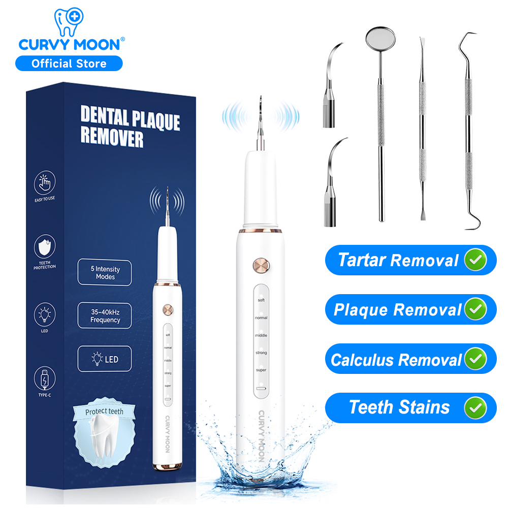 Teeth Whitening Mouthwash - Pulitore Dentale Elettrico a Ultrasuoni, Rimuovi