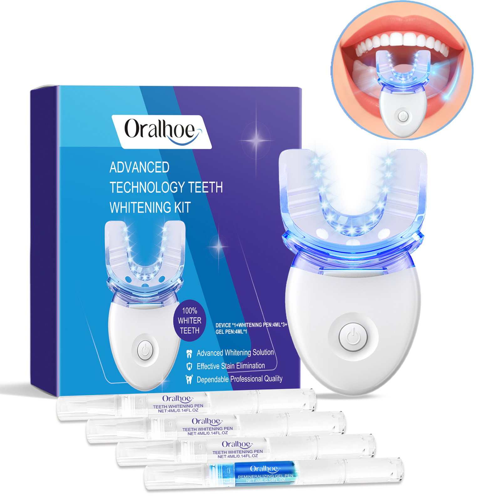 Teeth Whitening Near Me - Kit luce LED professionale per sbiancamento